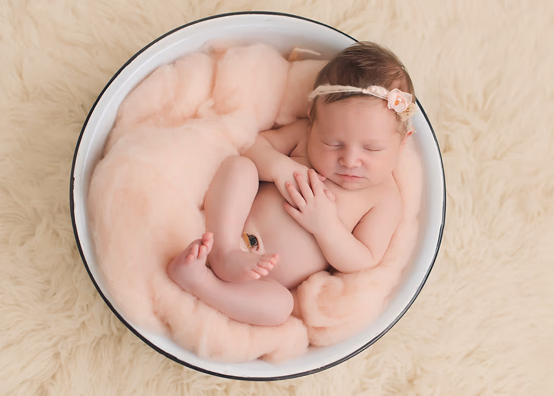 Newborn portrait session by Alicia Cervenka Photography in the Bay Area