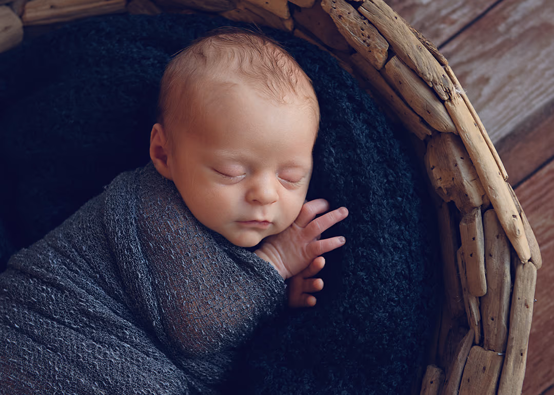 Newborn portrait session by Alicia Cervenka Photography in the Bay Area