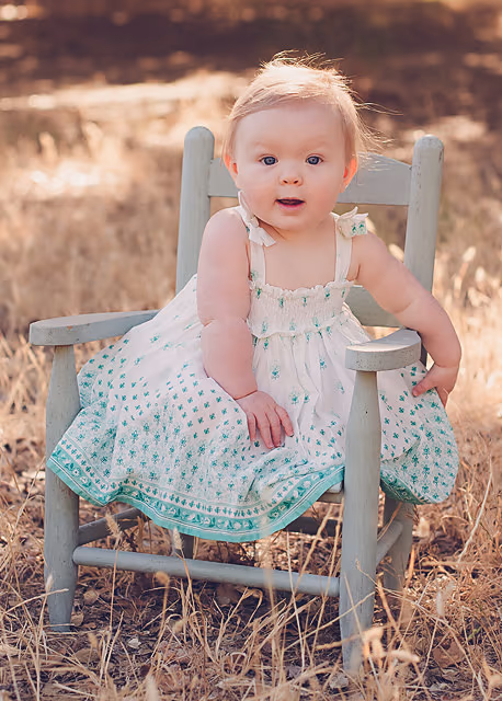 Milestone portrait session for baby by Alicia Cervenka Photography in the Bay Area